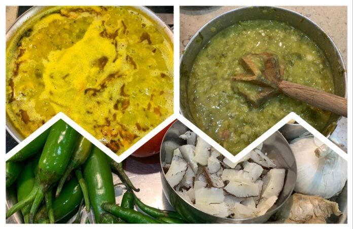 Madhavi article-1 अवांतर, recipe, रेसिपी, विदर्भ स्पेशल, विदर्भ खासियत, मिरचीची भाजी, मिरची भाजी भाकरी, डाळगंडोरी