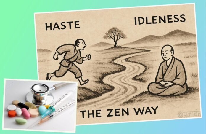 अवांतर, मराठीकथा, मराठीलेख, मराठीआर्टिकल, आजारपण, वेळीच उपचार, योग्य उपचार, झेन कथा, अकिरा, ओटो हारून,