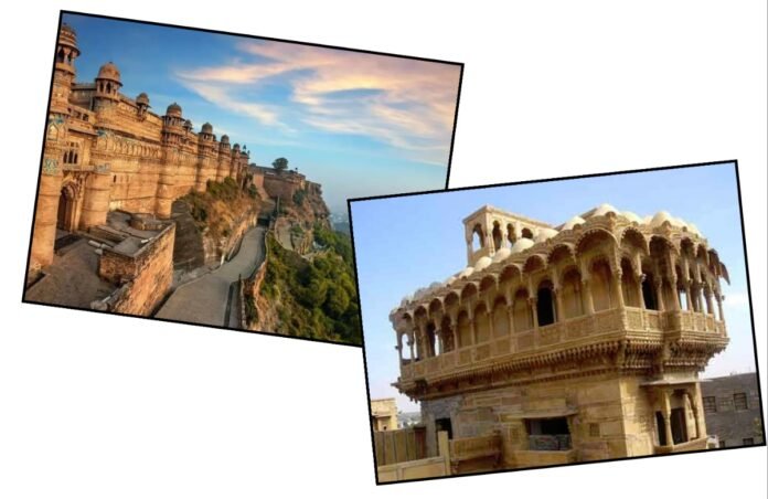 अवांतर, मराठीलेख, मराठीआर्टिकल, गाईड, पर्यटक गाईड, ग्वाल्हेरचा किल्ला, तेली मंदिर, राजस्थान, जैसलमेर, गोल्डन फोर्ट, सलीम सिंग हवेली,