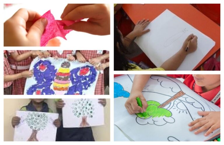 बालशाळेतील अभ्यासक्रम : शिशुगटासाठी हस्त व्यवसाय अवांतर, मराठीआर्टिकल, मराठीलेख, शाळाप्रवेश, शिशुगट अभ्यासक्रम, हस्तव्यवसाय, कागदकाम, चित्रकला, चित्र रंगवणे, ठसे काम,