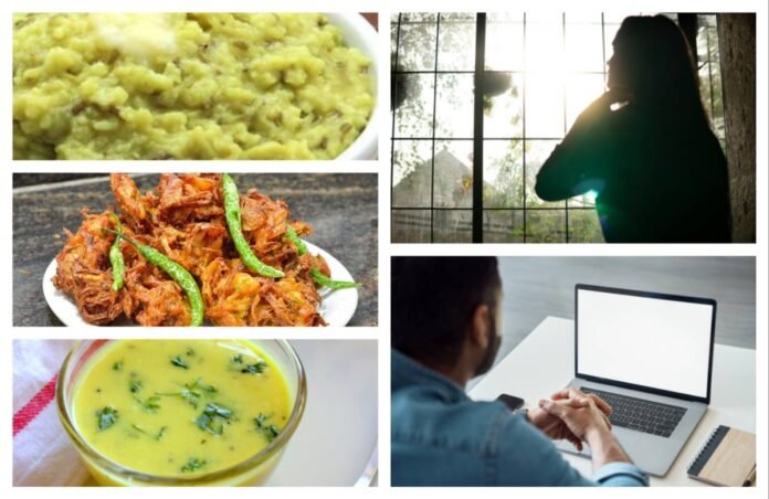 अवांतर, मराठीकथा, मराठीलेखक, मराठीवाचन, मराठी साहित्य, मी मराठी, अभिजात मराठी, कांदा नवमी, समजूतदार बायको, जगदंबा पत्नी, मायाळू शारदा पत्नी, भोजनाचा बेत, कामाचा ताण, कार्यालयात कामाचा बोजा, बायकोची निराशा,