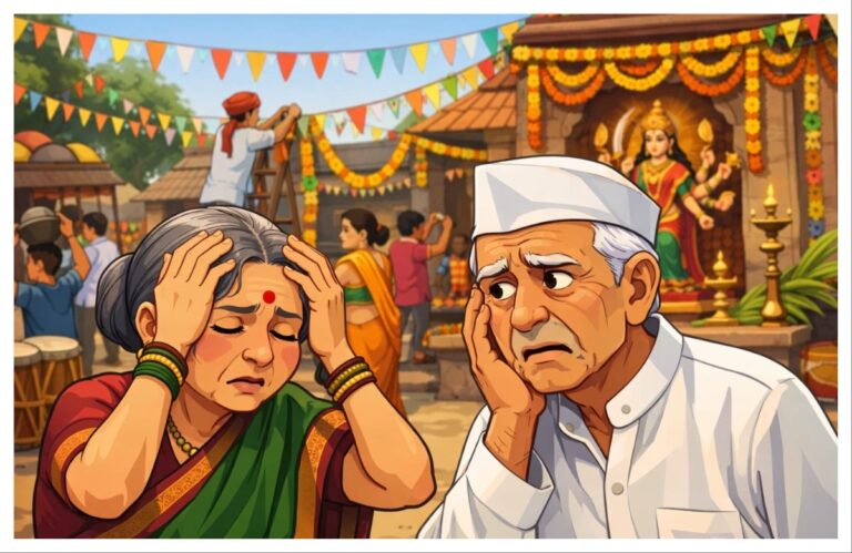 अवांतर, मराठीआर्टिकल, मराठीलेख, मराठीकथा, मी मराठी, अभिजात मराठी, मराठी लेखक, मराठी भाषा, म्हाई, म्हाईचे मानकरी, देवीचा उत्सव, गावाचा उत्सव, पीएफची बुडीत रक्कम, पीएफची गुंतवणूक, पीएफच्या पैशांची फसवणूक, म्हाईचे मानपान,