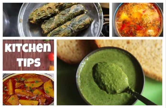 अवांतर, रेसिपी, Recipe, Kitchen Tips, किचन टिप्स, किचन टीप्स, मी मराठी, अभिजात मराठी, मसाल्याच्या रस्सेदार भाज्या, कोथिंबरीची चटणी, सँडविचची चटणी, भाज्यांवरील तवंग, भाज्या टिकवणे, फ्रीजमधील भाज्या,