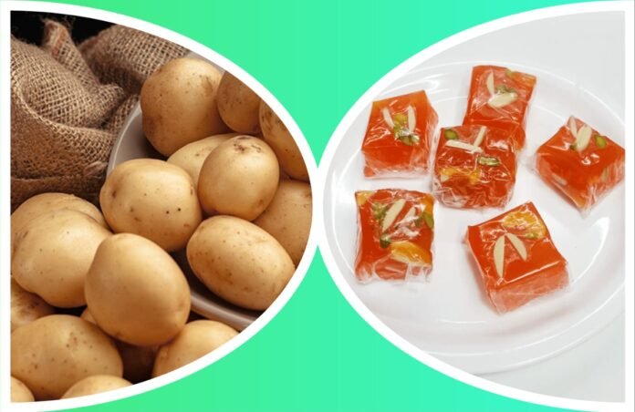 अवांतर, रेसिपी, Recipe, Kitchen Tips, किचन टीप्स, किचन टिप्स, मी मराठी, अभिजात मराठी, बदामी हलवा, बटाट्याचा हलवा, बटाट्याचा बदामी अहवा, गोड हलवा, लज्जतदार बदामी हलवा,