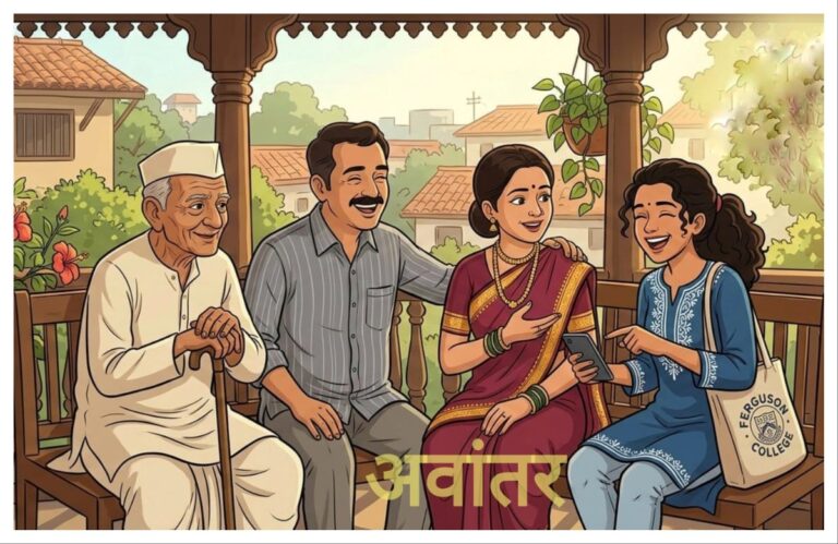 अवांतर, मराठीकथा, मराठीलेख, मराठीआर्टिकल, मराठी साहित्य, मी मराठी, अभिजात मराठी, प्रिय आज्जो, विलासच्या बाबांचे दु:ख, विलासच्या बाबांचे एकटेपण, अनंताचं बाबांबद्दलचे प्रेम, विभाचे पितृसुख, रत्नाचे आजोबांशी स्नेहबंध, आजोबांचे रत्नावर प्रेंम,