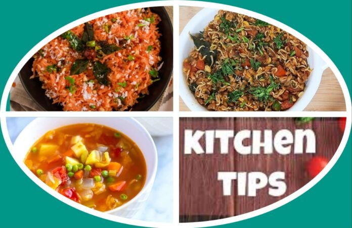 अवांतर, रेसिपी, Recipe, Kitchen Tips, किचन टिप्स, किचन टीप्स, मी मराठी, अभिजात मराठी, व्हेजिटेबल सूप, मेथी उसळ, गाजराची कोशिंबीर, उकडलेला बटाटा सोलण्याची टिप, कोबीची भाजी,