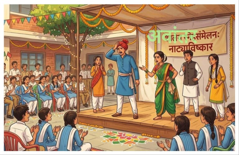 अवांतर, मराठीकथा, मराठीलेखक, मराठीवाचन, मराठी साहित्य, मी मराठी, अभिजात मराठी, नाट्यकलावंतांचा शोध, शाळांमध्ये नाट्यकलावंतांचा शोध, नाट्यकर्मींचा शोध, विद्यार्थ्यांमधील अभिनय गुण, विद्यार्थ्यांमधील सुप्त गुण, विद्यार्थ्यांमधील अभिनय कौशल्य, विद्यार्थ्यांच्या अभिनय गुणाला प्रोत्साहन, विद्यार्थ्यांची नाटकाची आवड, विद्यार्थ्यांची अभिनयाची आवड,