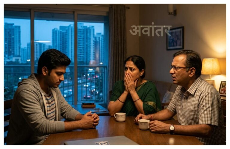 नीरजचा निर्णय ऐकून राजेश अन् जयूला धक्काच बसला! अवांतर, मराठीकथा, मराठीसाहित्य, मराठीलेख, मराठीआर्टिकल, मी मराठी, अभिजात मराठी, नीरजचे इंजिनीअरिंग, मुंबईला इंजिनीअरिंग करण्याचा हट्ट, नीरजची शिक्षणात घसरगुंडी, नीरज सेमिस्टरमध्ये नापास, नीरजचा धक्कादायक निर्णय, नीरजचे इंजिनीअरिंग सोडणे, नीरजची आईबाबांशी चर्चा, जयू राजेशला धक्का,