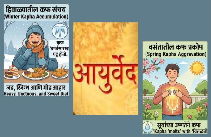 अवांतर, मराठी साहित्य, मराठी आर्टिकल, मी मराठी, अभिजात मराठी, मराठी कथा, मराठी लेख, आयुर्वेद ऋतुचर्या, आयुर्वेद ऋतूचर्या, वसंत ऋतुचर्या, कफ प्रकोप, कफ संचय, वसंत ऋतूतील आहार, कफ प्रकृती,