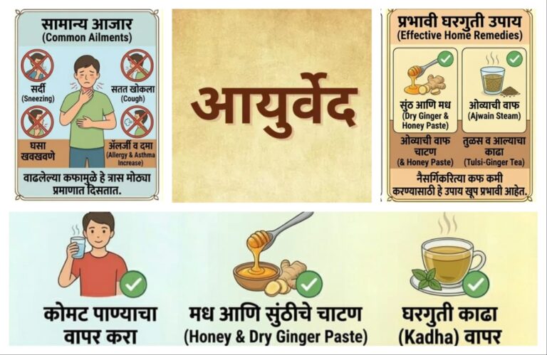 Ayurveda : वसंतातील सामान्य आजार आणि प्रभावी घरगुती उपाय अवांतर, मराठी साहित्य, मराठी आर्टिकल, मी मराठी, अभिजात मराठी, मराठी कथा, मराठी लेख, आयुर्वेद ऋतुचर्या, आयुर्वेद ऋतूचर्या, वसंत ऋतूतील आहार, वसंत ऋतुतील डाएट, वसंत ऋतुतील सामान्य आजार, वसंतातील घरगुती उपाय, वसंतातील कफदोष,