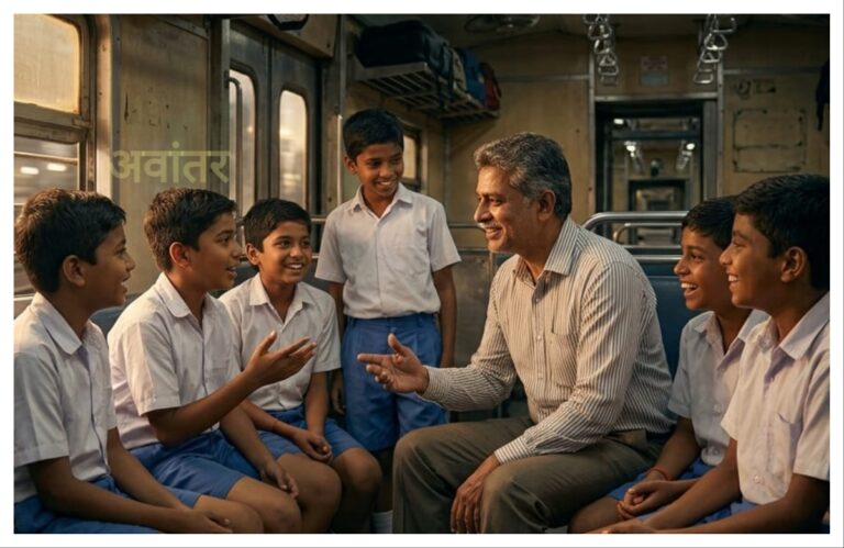 अवांतर, मराठीकथा, मराठीलेखक, मराठीवाचन, मराठी साहित्य, मी मराठी, अभिजात मराठी, मुंबई लोकल ट्रेनप्रवास, विद्यार्थ्यांचा लोकल ट्रेनप्रवास, विद्यार्थ्याचे गाडी घेण्याचे स्वप्न, विद्यार्थ्याचा विश्वास, कुशल कुंभाराची गरज, होतकरू बाळाचे पाय पाळण्यात, छोट्यांची मोठी स्वप्ने