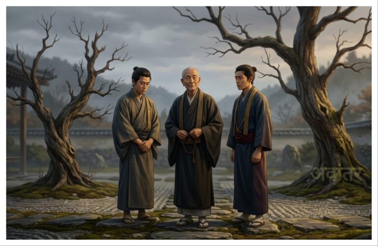 अवांतर, मराठीकथा, मराठीलेख, मराठीआर्टिकल, मराठी साहित्य, मी मराठी, अभिजात मराठी, झेन कथा, ठोकताळा वेळ वाचवतो, यथोचित निदान आयुष्य वाचवते, फुमितो आणि मिसाकू, फुमितोची उपचार पद्धती, मिसाकूची उपचार पद्धती, सुकलेल्या झाडांवर उपाय, नीट पाहण्यात यश, अंदाज जोखीम असलेला