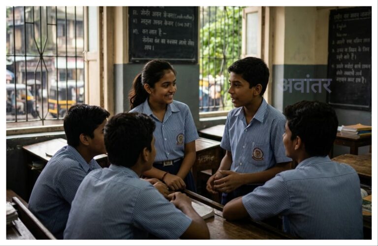 अवांतर, मराठीआर्टिकल, मराठीलेख, मराठीकथा, मी मराठी, अभिजात मराठी, मराठी लेखक, मराठी भाषा, सर्वांसाठी सर्वोत्तम शिक्षण, वर्गात बोलणारे विद्यार्थी, जास्त बोलणारे विद्यार्थी, विद्यार्थ्यांचे संवाद कौशल्य, विद्यार्थ्यांमधील गुणांना प्रोत्साहन, विद्यार्थ्यांमधील सुप्तगुणांना चालना,