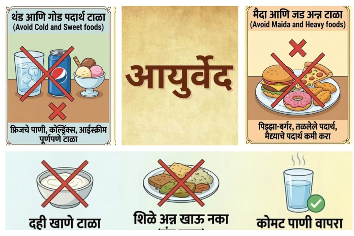 अवांतर, मराठी साहित्य, मराठी आर्टिकल, मी मराठी, अभिजात मराठी, मराठी कथा, मराठी लेख, आयुर्वेद ऋतुचर्या, आयुर्वेद ऋतूचर्या, वसंत ऋतूतील आहार, वसंत ऋतुतील डाएट, वसंत ऋतूत काय खाणे टाळावे, थंड पदार्थ, आंबट पदार्थ, शिळे पदार्थ, वसंत ऋतूतील अपथ्ये,