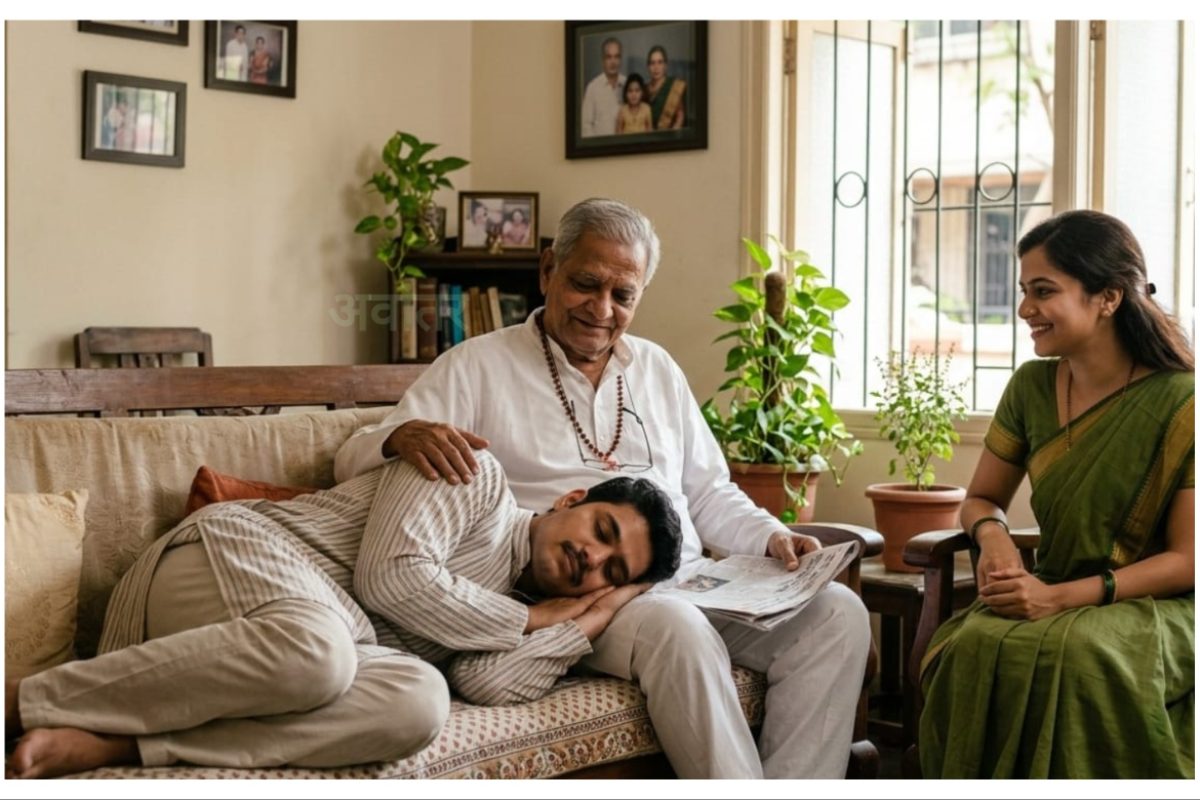 अवांतर, मराठीकथा, मराठीलेखक, मराठीवाचन, मराठी साहित्य, मी मराठी, अभिजात मराठी, आजोबा नातू, आजोबा नातवाचा स्नेहबंध, आजोबा नातू स्नेह, आजोबा आणि चिनार नातू, चिनारचा भीषण अपघात, चिनारचे आबांच्या मांडीवर झोपणे, नातवाचे आजोबाच्या मांडीवर झोपणे
