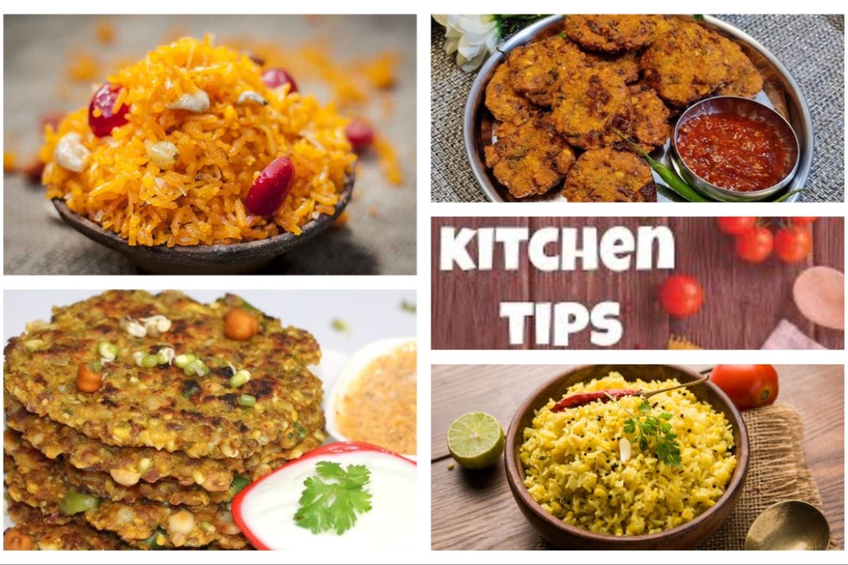 अवांतर, रेसिपी, Recipe, Kitchen Tips, किचन टिप्स, किचन टीप्स, मी मराठी, अभिजात मराठी, केसरी भात, मुगाची खिचडी, मिक्स डाळीचे वडे, कडधान्याचे थालिपीठ, आंबाडाळीचा वापर, मेथी दाण्याचे वरण, फुललेला भात