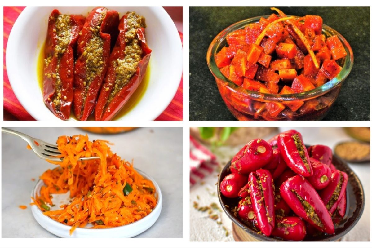 अवांतर, रेसिपी, Recipe, Kitchen Tips, किचन टिप्स, किचन टीप्स, मी मराठी, अभिजात मराठी, मराठी लेख, चटपटीत लाल मिरच्यांचे लोणचे, खमंग गाजराचे लोणचे, लाल मिरच्यांचे लोणचे, मिरच्यांचे लोणचे, मिरची लोणचे, गाजराचे लोणचे, गाजर लोणचे,
