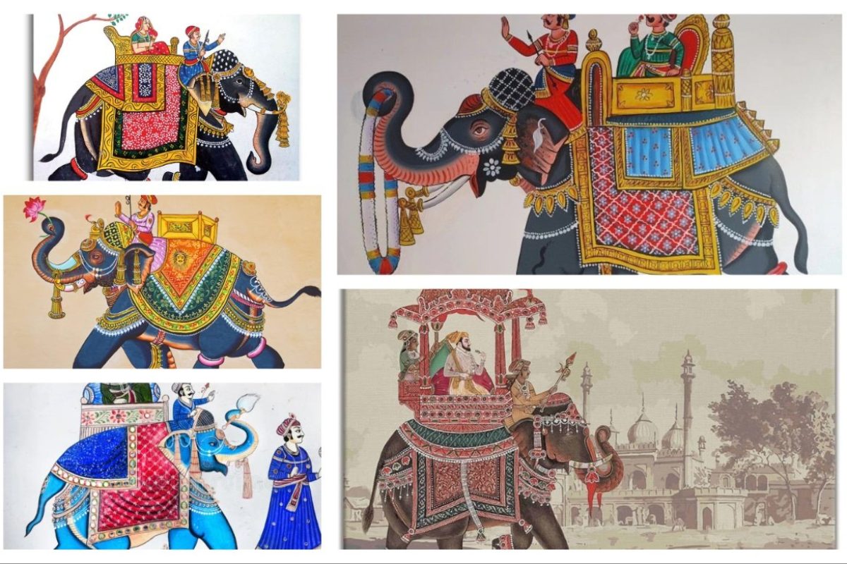 अवांतर, मराठीआर्टिकल, मराठीलेख, मुघल राजवट, अंबारी, अकबर राजवट, Mughal Empire, Anbari, Akbar's reign, झूल, हत्तीची झूल, अलाम गुमान