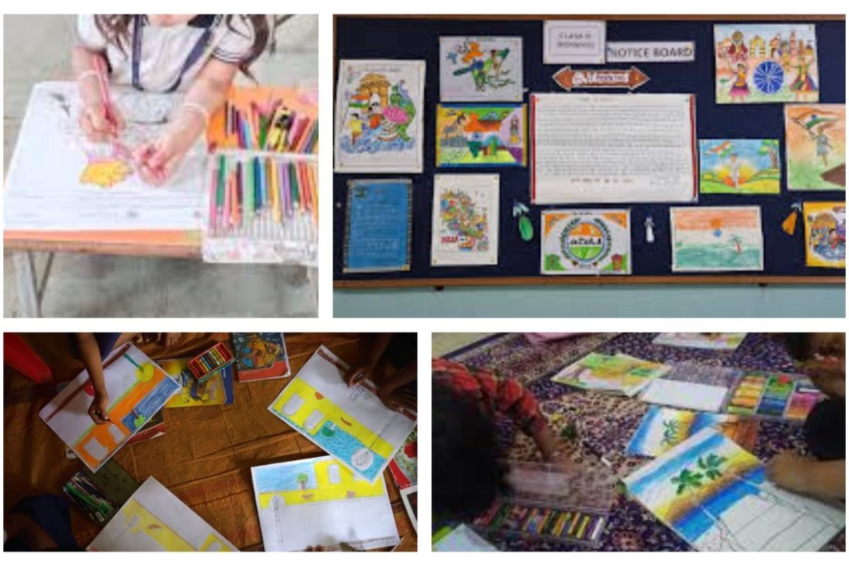 अवांतर, मराठीआर्टिकल, मराठीलेख, दर्जेदार शिक्षण, विद्यार्थ्यांची प्रगती, चित्रकला, विद्यार्थ्यांमधील कलागुण, सुप्त गुण, चित्रकार, चित्रप्रदर्शन,